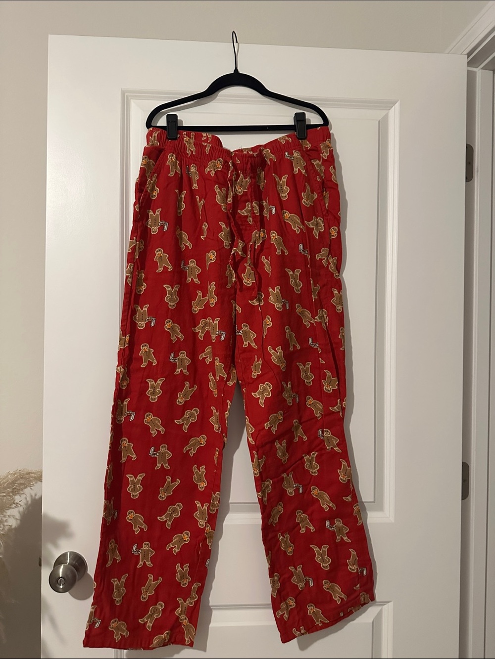 Old Navy Red Gingerbread Pajama Pants